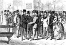 Street Characters of Paris: the Boulevard des Italiens, 1870. Creator: Unknown