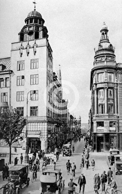 Street, Copenhagen, Denmark, c1922. Artist: Edward Galloway