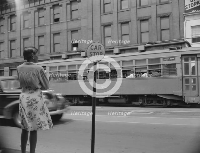 Street corner, 7th Street and Florida Avenue, N.W., Washington, D.C., 1942. Creator: Gordon Parks.