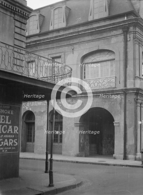Street corner, New Orleans, between 1920 and 1926. Creator: Arnold Genthe.
