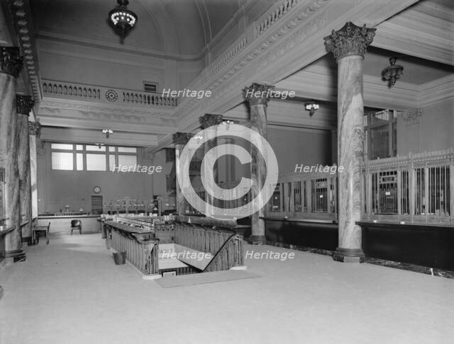 Street floor, Old Colony Trust Company, Court Street, Boston, Mass., (1913?). Creator: Unknown.