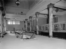 Street floor, Old Colony Trust Company, Court Street, Boston, Mass., (1913?). Creator: Unknown