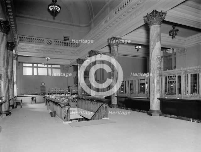Street floor, Old Colony Trust Company, Court Street, Boston, Mass., (1913?). Creator: Unknown.