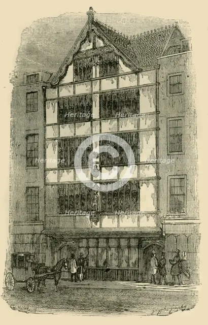 'Street Front of Crosby Hall', c1872. Creator: Unknown.