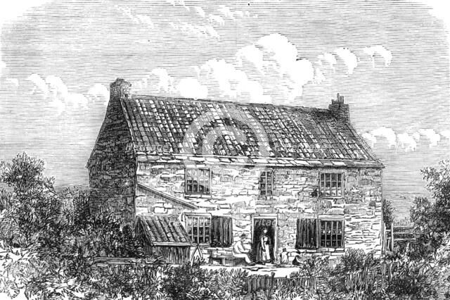 Street House, Wylam, the birthplace of George Stephenson, 1881. Creator: Unknown.