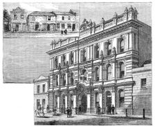 Street improvements at Port Elizabeth, South Africa: the old and the new, 1881. Creator: Unknown