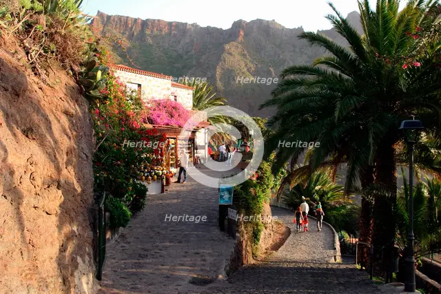 Street in Masca, Tenerife, Canary Islands, 2007. Creator: Peter Thompson.
