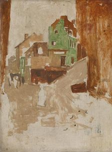 Street in Montmartre, Paris, c.1880-c.1923. Creator: George Hendrik Breitner