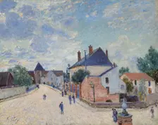 Street in Moret, c. 1890. Creator: Alfred Sisley