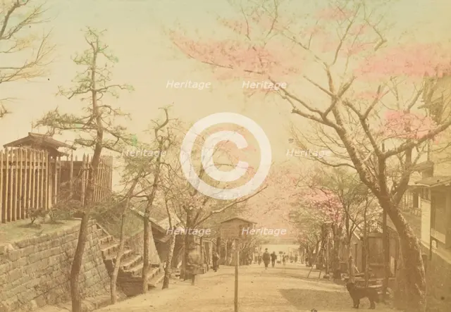 Street in Native Town of Yokohama, 1897. Creator: Ogawa Kazumasa.