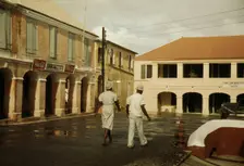 Street in a town in the Virgin Islands, Christiansted, St. Croix?, 1941. Creator: Jack Delano