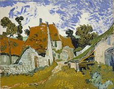 Street in Auvers-sur-Oise. Artist: Gogh, Vincent, van (1853-1890)