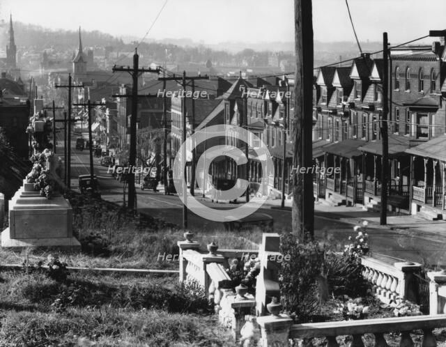 Street in Bethlehem, Pennsylvania, 1935. Creator: Walker Evans.