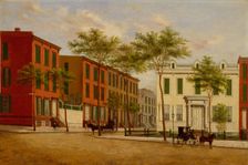 Street in Brooklyn, between 1880 and 1890. Creator: Unknown