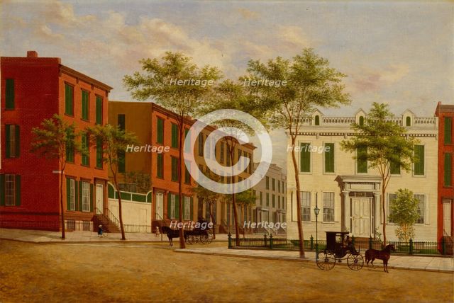Street in Brooklyn, between 1880 and 1890. Creator: Unknown.