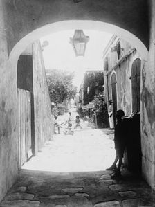 Street in Charlotte Amalie, St. Thomas, between c1915 and c1920. Creator: Bain News Service