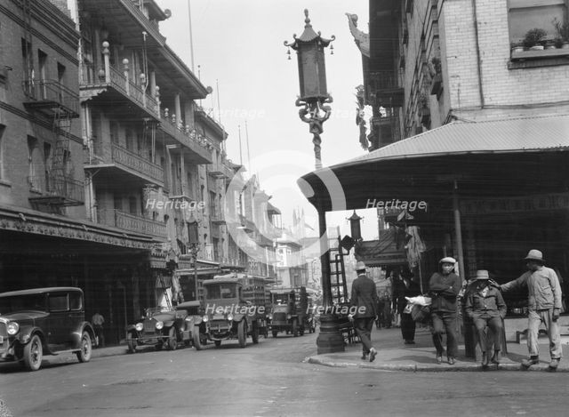 Street in Chinatown, San Francisco, between 1920 and 1930. Creator: Arnold Genthe.