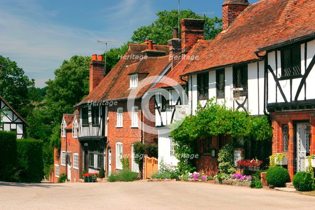 Street in Chilham, Kent. Creator: Peter Thompson.