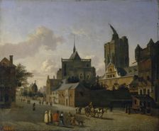 Street in Cologne, 1603. Creator: Jan van der Heyden