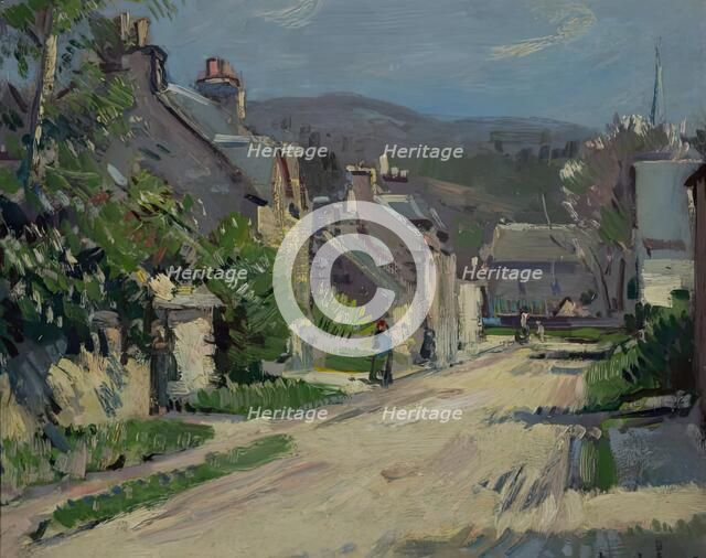 Street in Comrie, 1902. Creator: Samuel John Peploe.