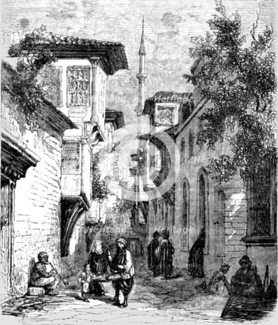 'Street in Constantinople', 1854. Creator: Unknown.