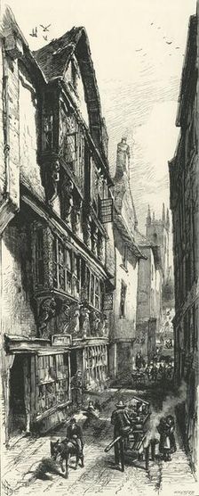Street in Dartmouth c1870
