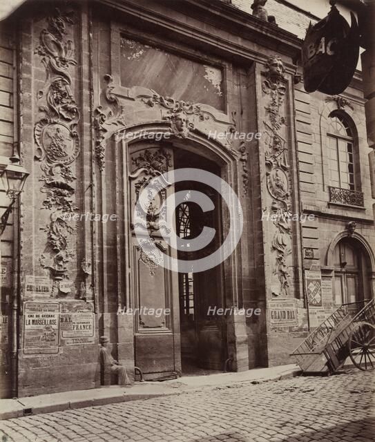 Street in Dijon, before 1870. Creator: Unidentified Photographer.