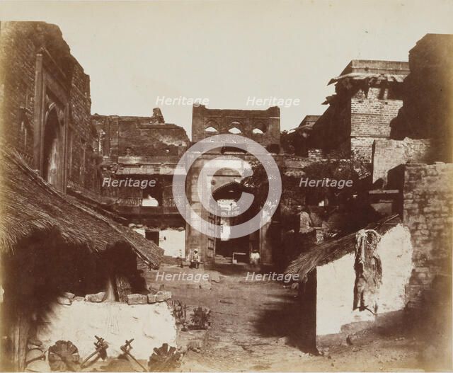 Street in Fatehpur Sikri, India, 1858-62. Creator: John Murray.