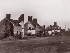 Street in Fredericksburg, 1863. Creator: Andrew Joseph Russell