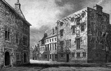 Street in Galway, showing the house of Thomas Lynch, 1893