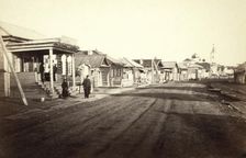 Street in Irkutsk, between 1885 and 1886. Creator: Unknown
