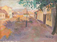 Street in Kosice, 1905-1910. Creator: Konstantín Kövári-Kacmarik