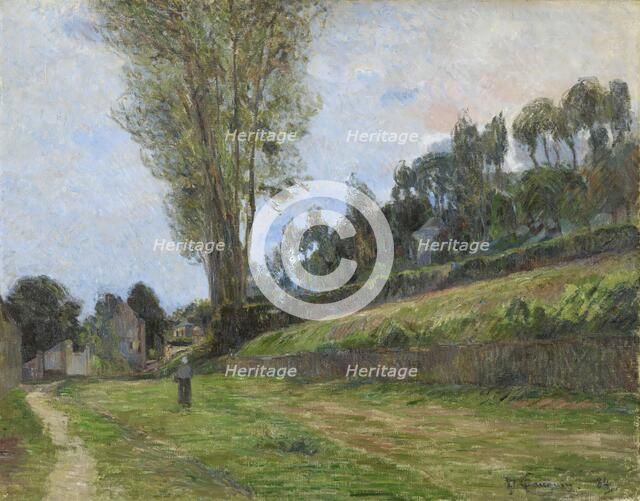 Street in Rouen, 1884. Creator: Paul Gauguin.