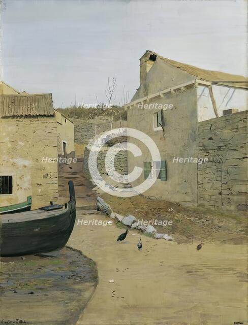 Street in Rovenska, (after 1897?). Creator: Eugen Jettel.