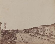 Street in Sebastopol, 1855-1856. Creator: James Robertson