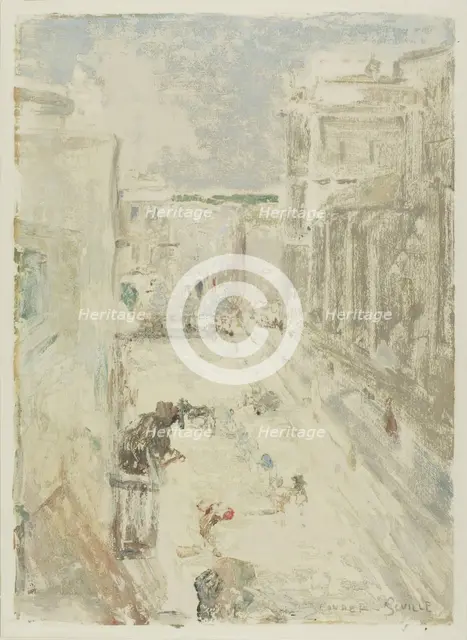 Street in Seville, 1905. Creator: Charles Conder.