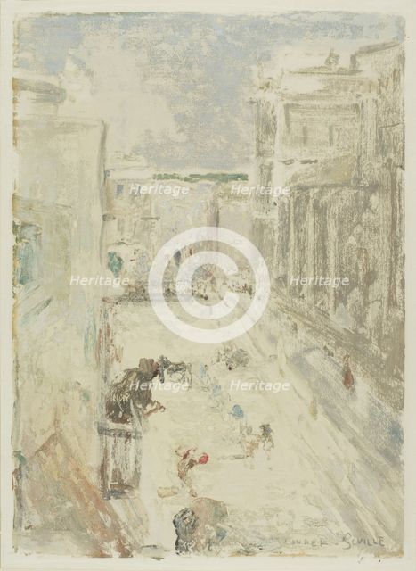 Street in Seville, 1905. Creator: Charles Conder.
