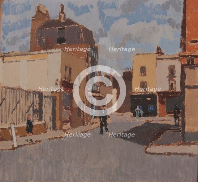 'Street in Spring', 1923-1943. Creator: Edward Morland Lewis.