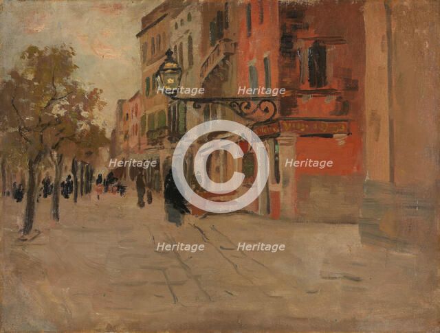 Street in Venice, 1894. Creator: Frits Thaulow.