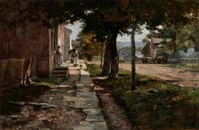Street in Vernon, 1886. Creator: Theodore Clement Steele
