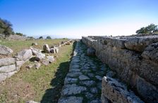 Street, Kassope, Greece. Creator: Samuel Magal