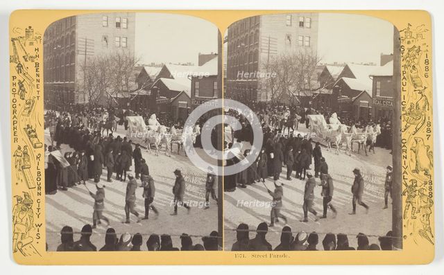 Street Parade, 1886/88. Creator: Henry Hamilton Bennett.