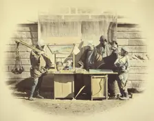 Street Refreshment Stalls, 1866-1867. Creator: Felice Beato