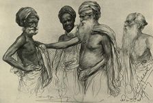 Street studies, Kandy, Ceylon, 1898. Creator: Christian Wilhelm Allers