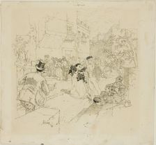 Street Scene, n.d. Creator: Daniel Urrabieta Vierge