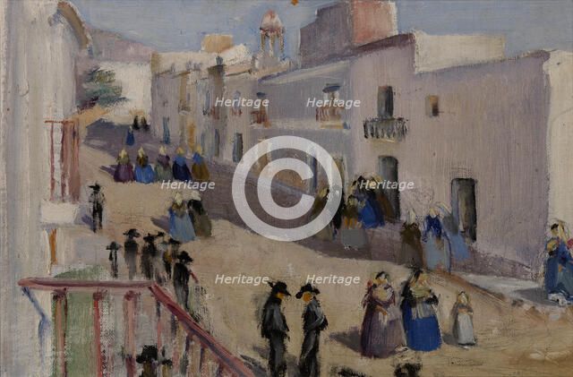 Street Scene, n.d. Creator: Eleanor Harris.