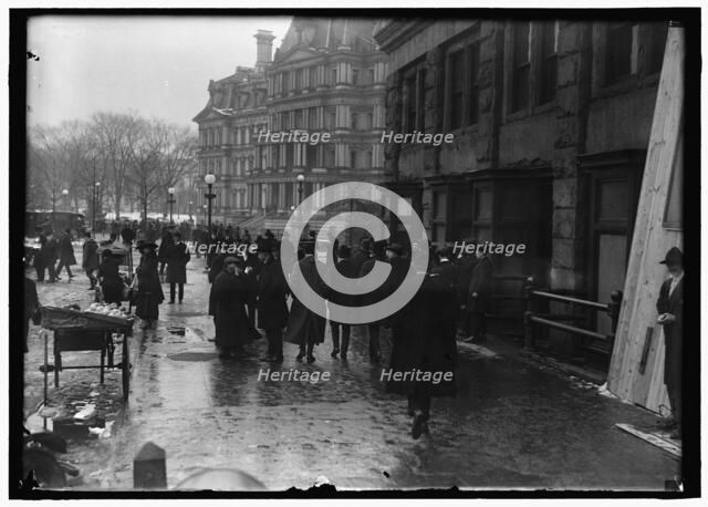 Street Scene near 17th Street And State, War & Navy Building, Washington, DC, between 1913 and 1918. Creator: Harris & Ewing.