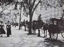 Street scene, New York City, USA, early 1900s