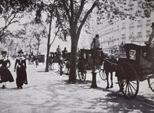 Street scene, New York City, USA, early 1900s. Creator: Unknown