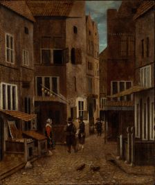 Street Scene, about 1654-1662. Creator: Jacobus Vrel